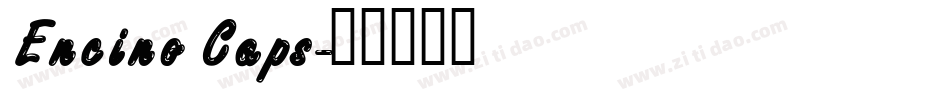 Encino Caps字体转换